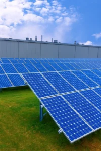 Солнечные электростанции на промышленности
